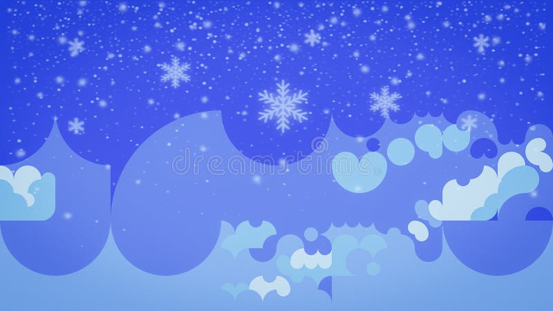 Colorful Unique Blue Abstract Art Background royalty free illustration