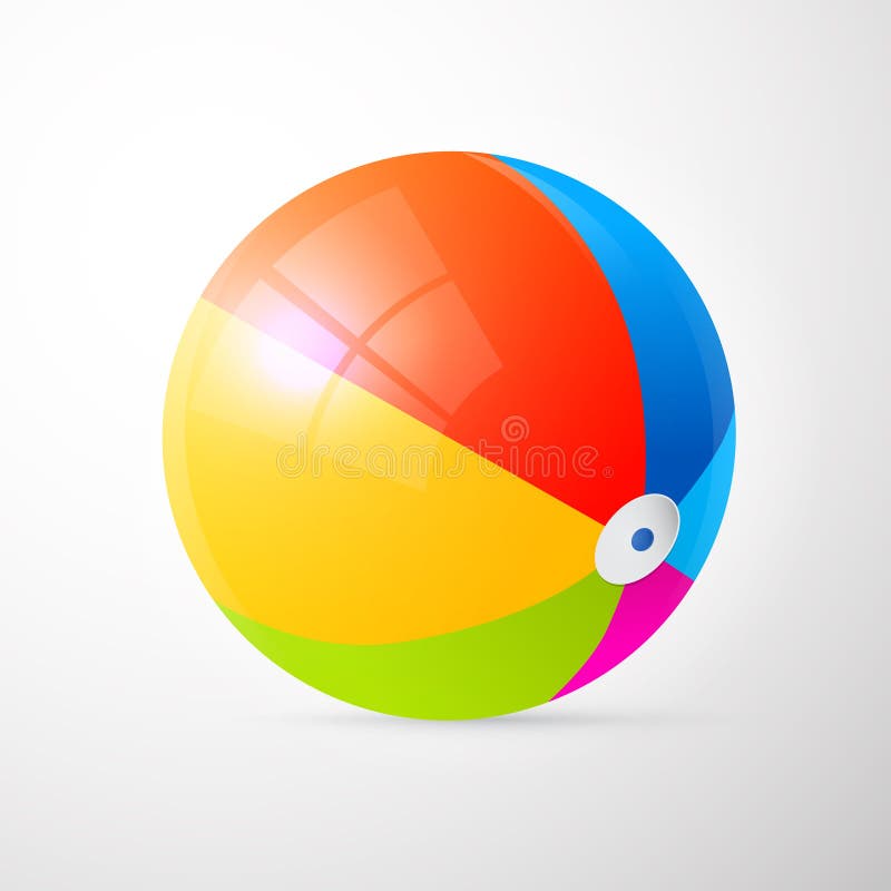 Colorful Vector Beach Ball