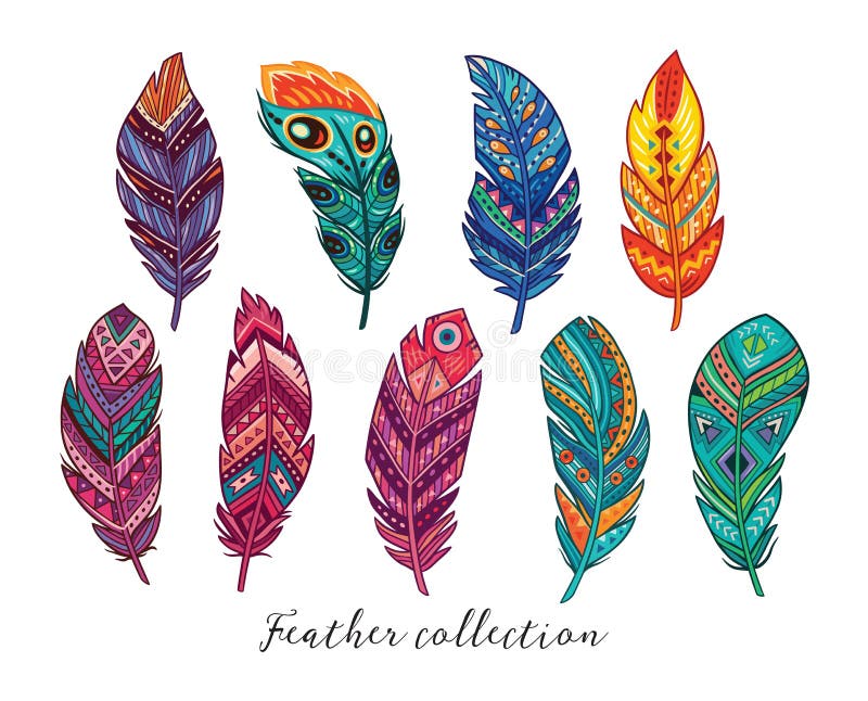 Meloso almohada cáncer Colorful Vector Feathers Set in Ethnic Style Stock Vector - Illustration of ethnic, beautiful: 74437741 Meloso almohada cáncer Colorful Vector Feathers Set in Ethnic Style Stock Vector - Illustration of ethnic, beautiful: 74437741