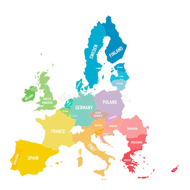 European Union Member Countries Map European Union Member Countries Map