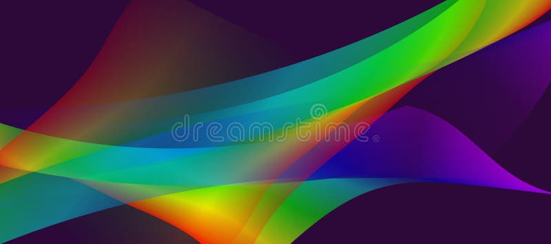 Colorful vector seamless wavy and lighted computer generated 3 d background image