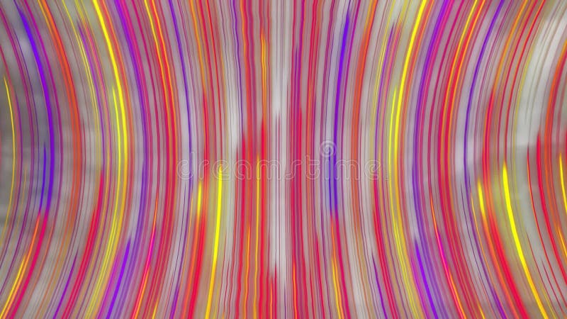 Colorful vertical lines creating wavy pattern animation vector illustration