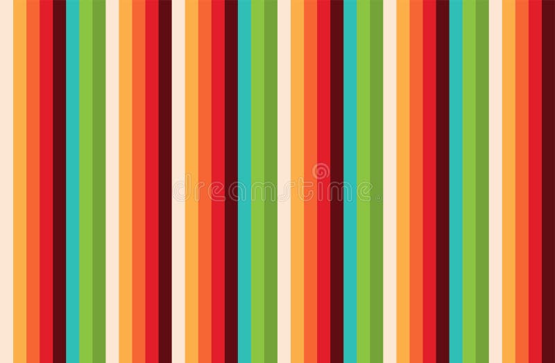Colorful vertical lines pattern background stock illustration