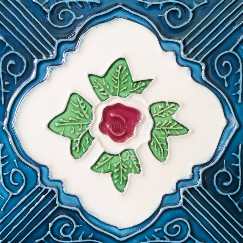 Colorful Vintage Ceramic Tiles Wall Decoration Stock Photo Image of vintage, closeup 181339854