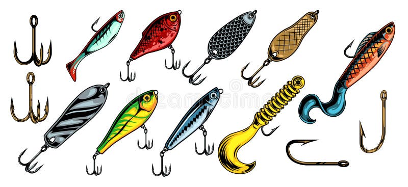 https://thumbs.dreamstime.com/b/colorful-vintage-fishing-baits-collection-hooks-various-artificial-lures-wobblers-spoons-twisters-isolated-vector-182614414.jpg