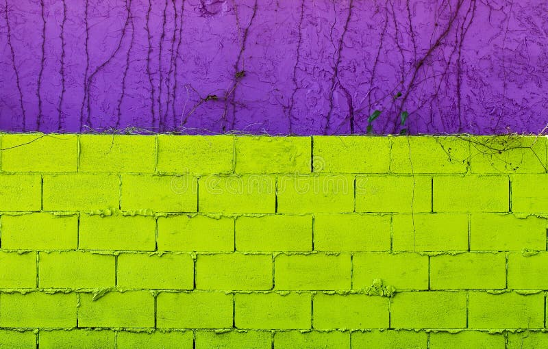 Colorful Wall stock photo. Image of modern, purple, design 12928858
