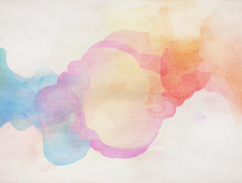 Colorful Watercolor. Grunge texture background. royalty free illustration