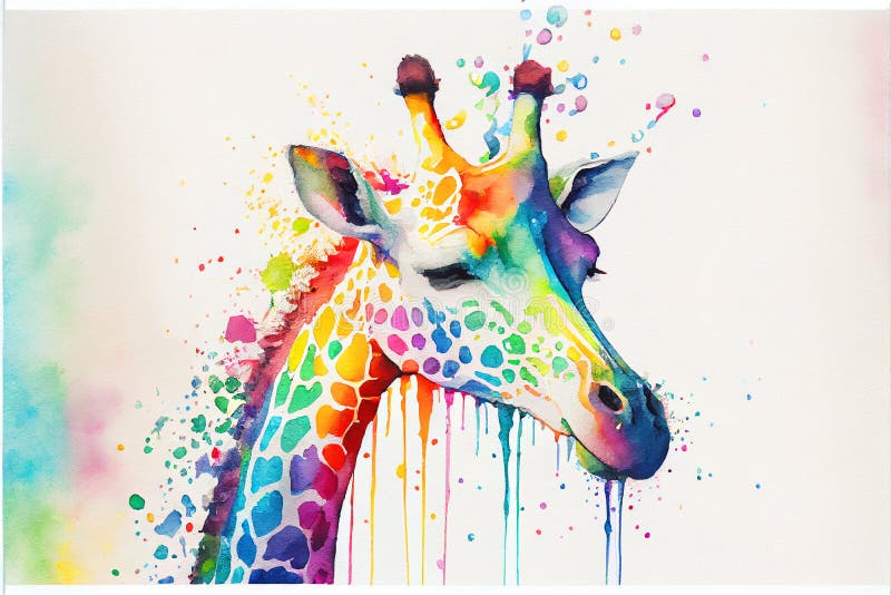Giraffe Mural Stock Illustrations – 117 Giraffe Mural Stock