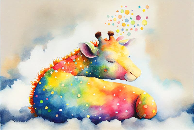 Giraffe Mural Stock Illustrations – 117 Giraffe Mural Stock