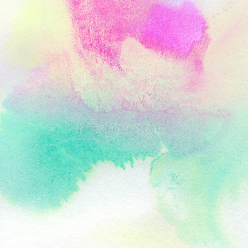 Colorful watercolor painted background