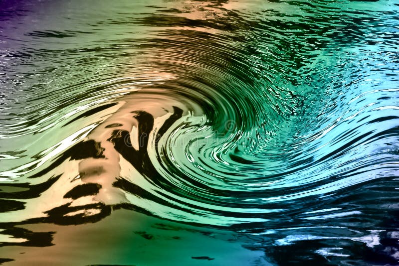 Colorful wave stock photo