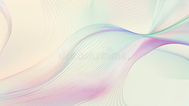 Colorful wave pattern with a white background royalty free stock image