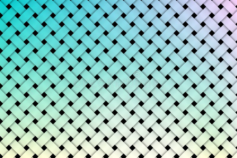 Colorful Weave Pattern Background Stock Illustration - Illustration of