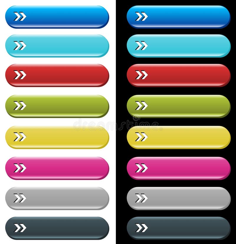 Colorful website buttons