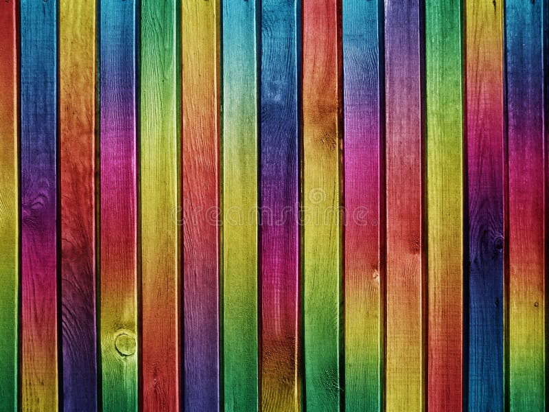 Colorful wooden background