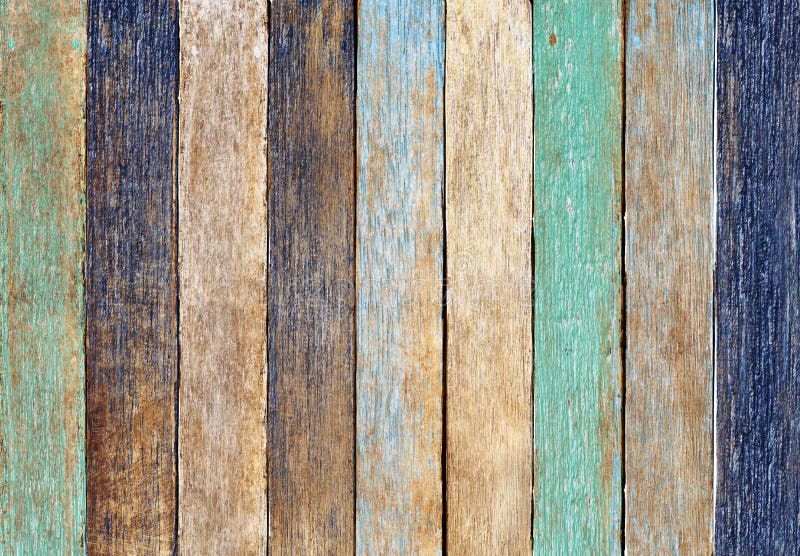 Colorful Wooden Plank Wall Background Concept royalty free stock photography