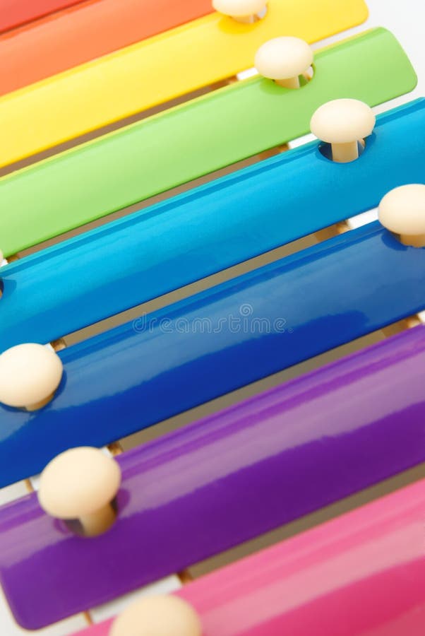 Colorful xylophone stock image. Image of orange, creativity 32474455