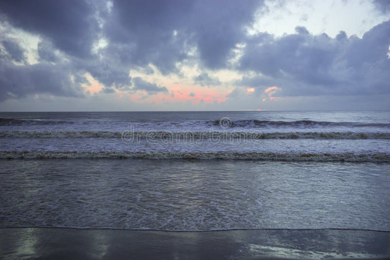 Dawn at Indian Ocean in Angels Bay, Kenya Stock Photo - Image of ...