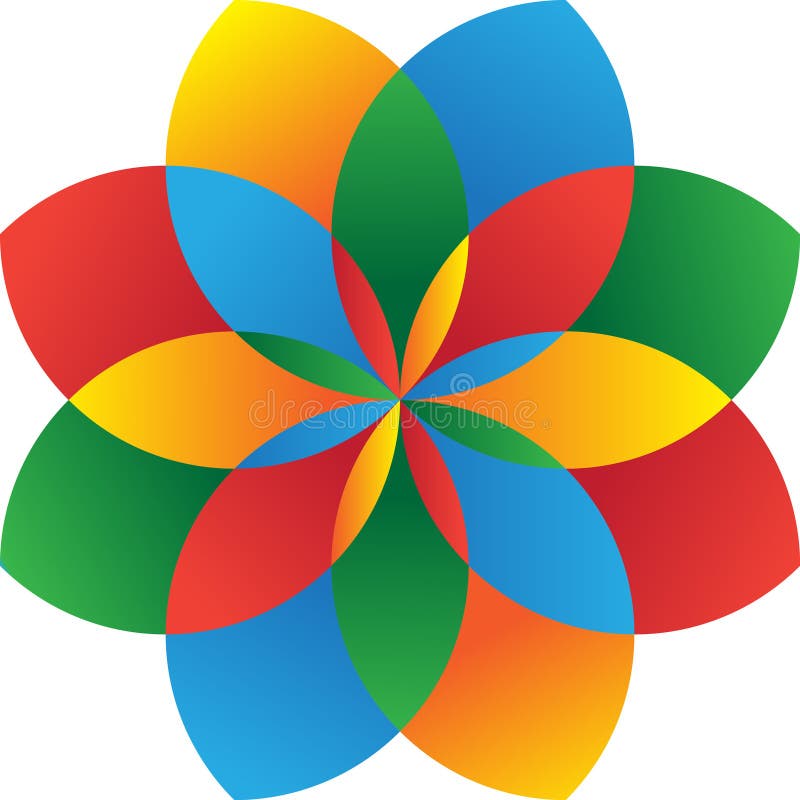 Colorfull de logo de vecteur illustration de vecteur Colorfull de logo de vecteur illustration de vecteur