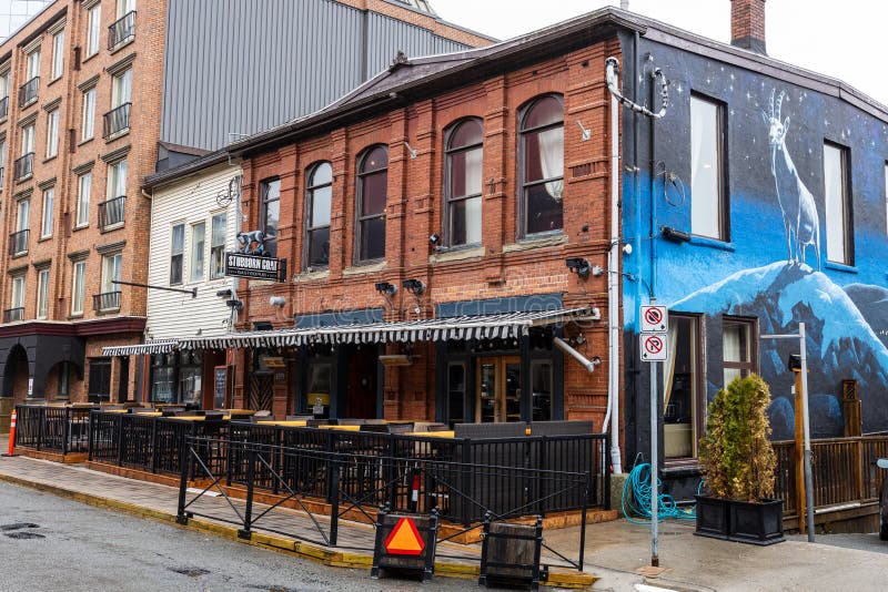 Colorfull Houses of Halifax in Canada, Editorial Photography Image of