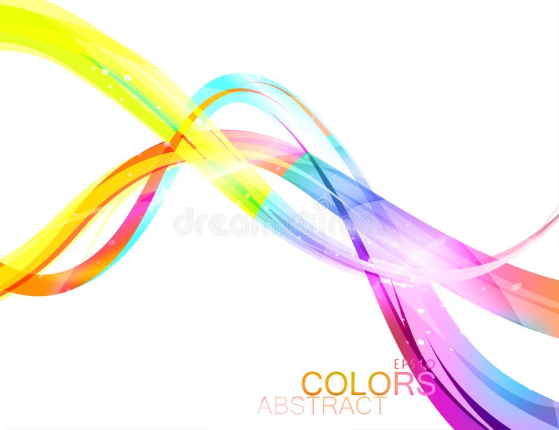 Colori traslucidi su un fondo bianco royalty illustrazione gratis Colori traslucidi su un fondo bianco royalty illustrazione gratis