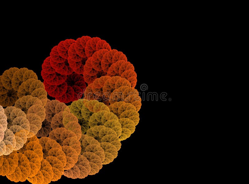 Colorido Abstracto Hermoso Fractal Sobre Fondo Negro. Diseño Creativo  Generado Por Computadora Para Portadas De Libros De Fondo De Imagen de  archivo - Imagen de potencia, ciencia: 228737273