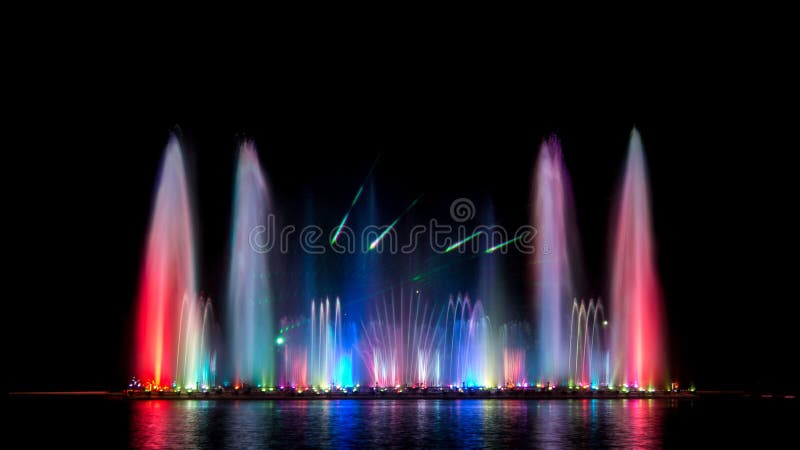 Colorido da fonte imagens de stock