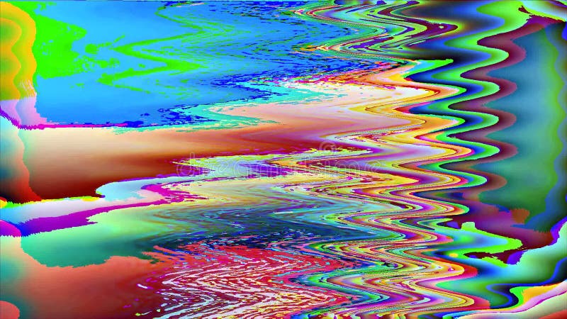 Colorido fondo de brillo dinámico de la ciencia ficción Demostración de cinta antigua libre illustration