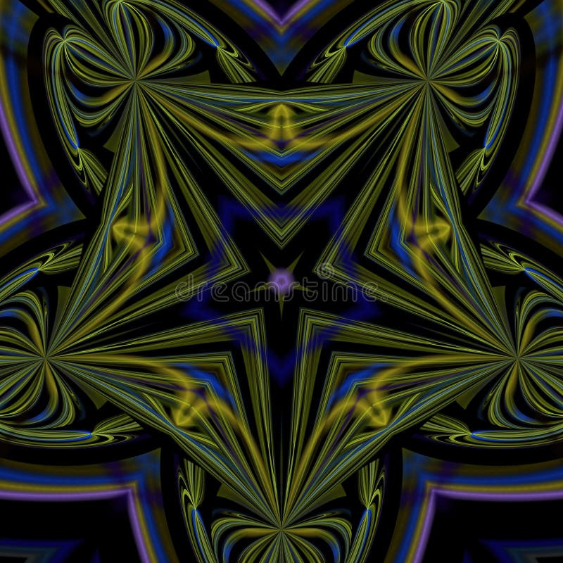 Colorido geom?trico futurista do fractal psicad?lico das ilustra??es ilustração stock Colorido geom?trico futurista do fractal psicad?lico das ilustra??es ilustração stock