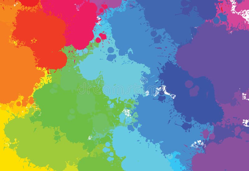 Colorido a mano salpica el modelo libre illustration Colorido a mano salpica el modelo libre illustration