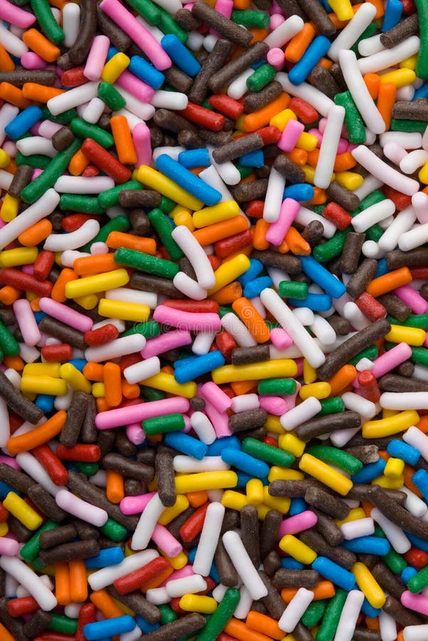 Colorido polvilha, jimmies para a decoração do bolo fotografia de stock royalty free Colorido polvilha, jimmies para a decoração do bolo fotografia de stock royalty free