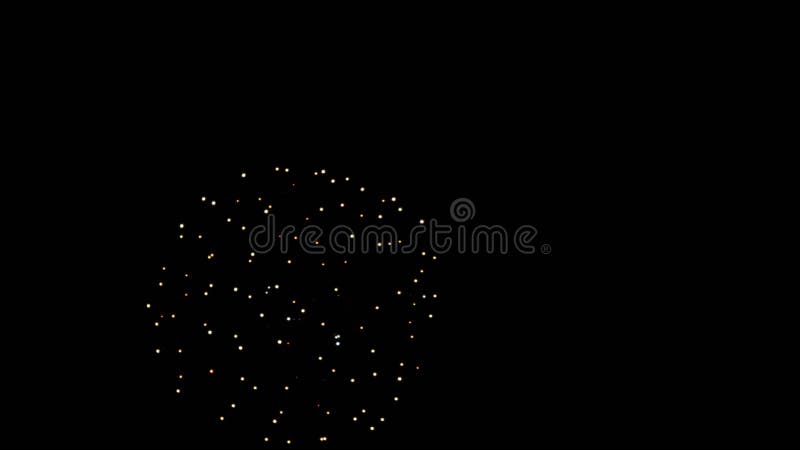 Coloridos fuegos artificiales brillantes en el festival del día de la ciudad almacen de metraje de vídeo