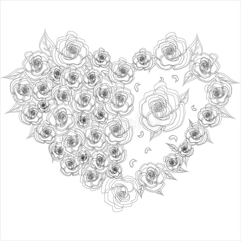 Children and heart stock vector. Illustration of flower - 43863773
