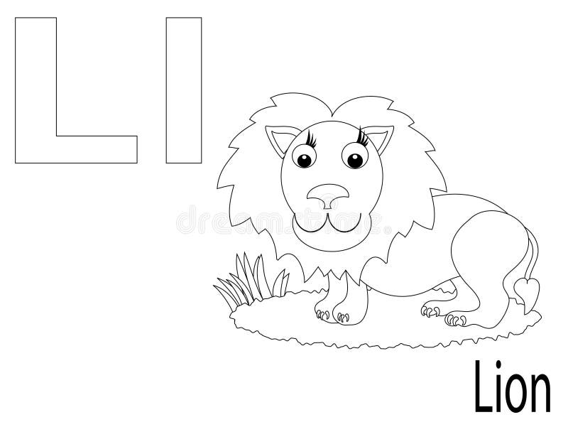 Coloring Alphabet for Kids,L