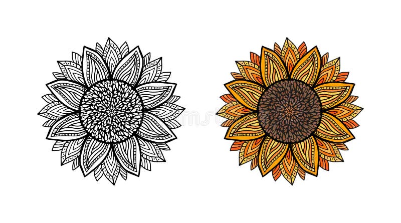 Featured image of post Bohemian Sunflower Coloring Pages For Adults / We have collected 40+ sunflower coloring page for adults images of various designs for you to color.