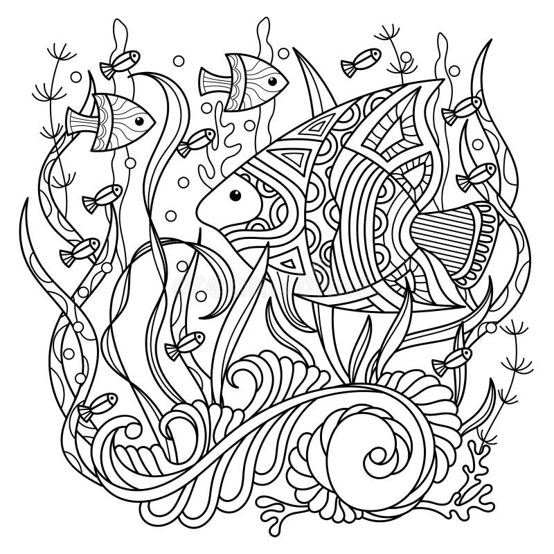 free sea plants coloring pages