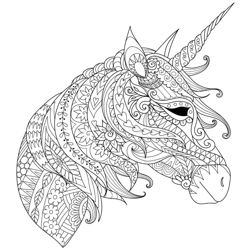 Coloring Book for Adults. Colouring Pictures with Fairytale Magic ...