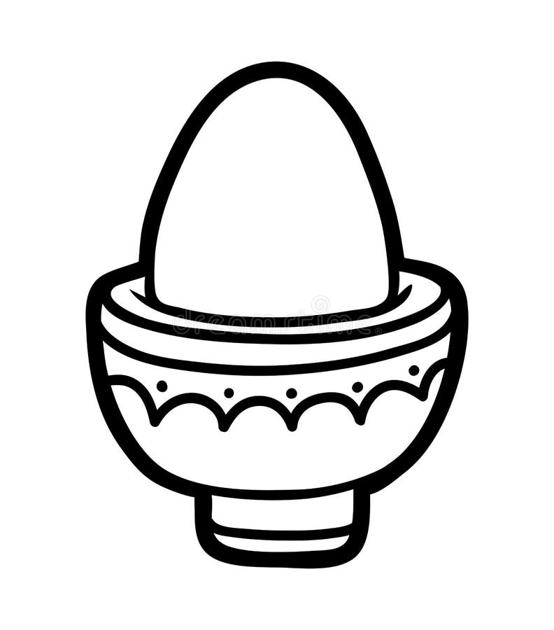 Boiled Egg Coloring Page Coloring Pages