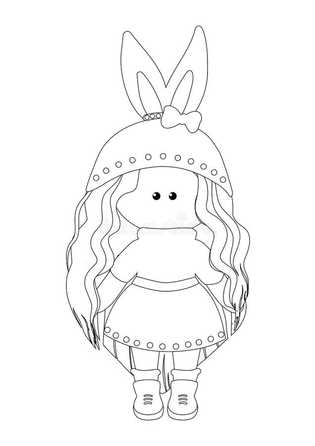 Cartoon Cute Doll Drawing, HD Png Download - 676x1280 PNG - DLF.PT