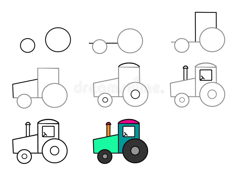 Drawing tutorial. How to draw taxi. Education and activity page for  preschool and school children. Kids worksheet. Step by step art lessons  with car. Vector illustration. 27929894 Vector Art at Vecteezy