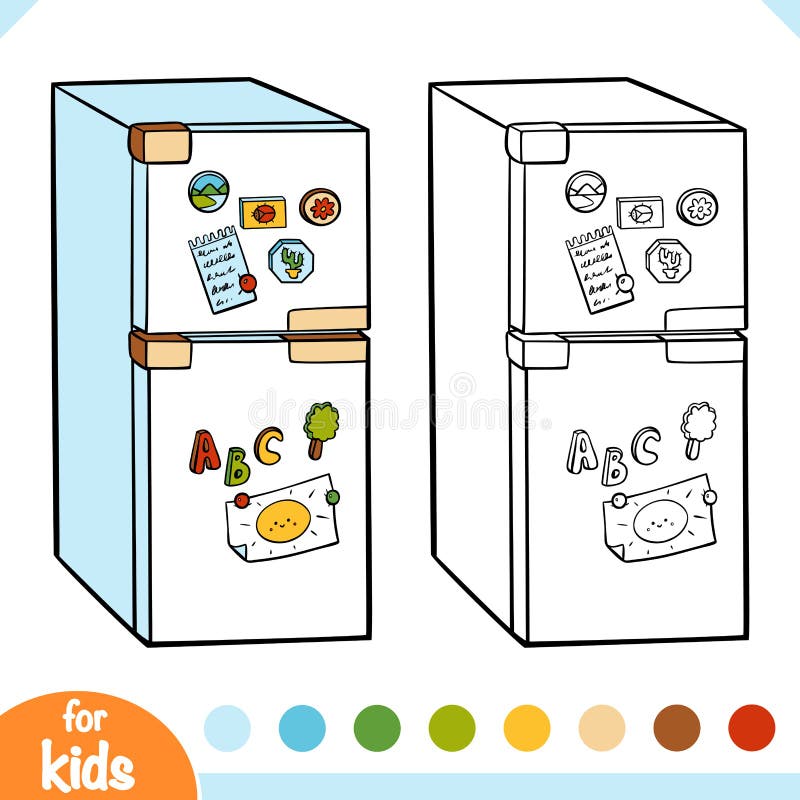 Download Refrigerator Coloring Stock Illustrations - 76 ...