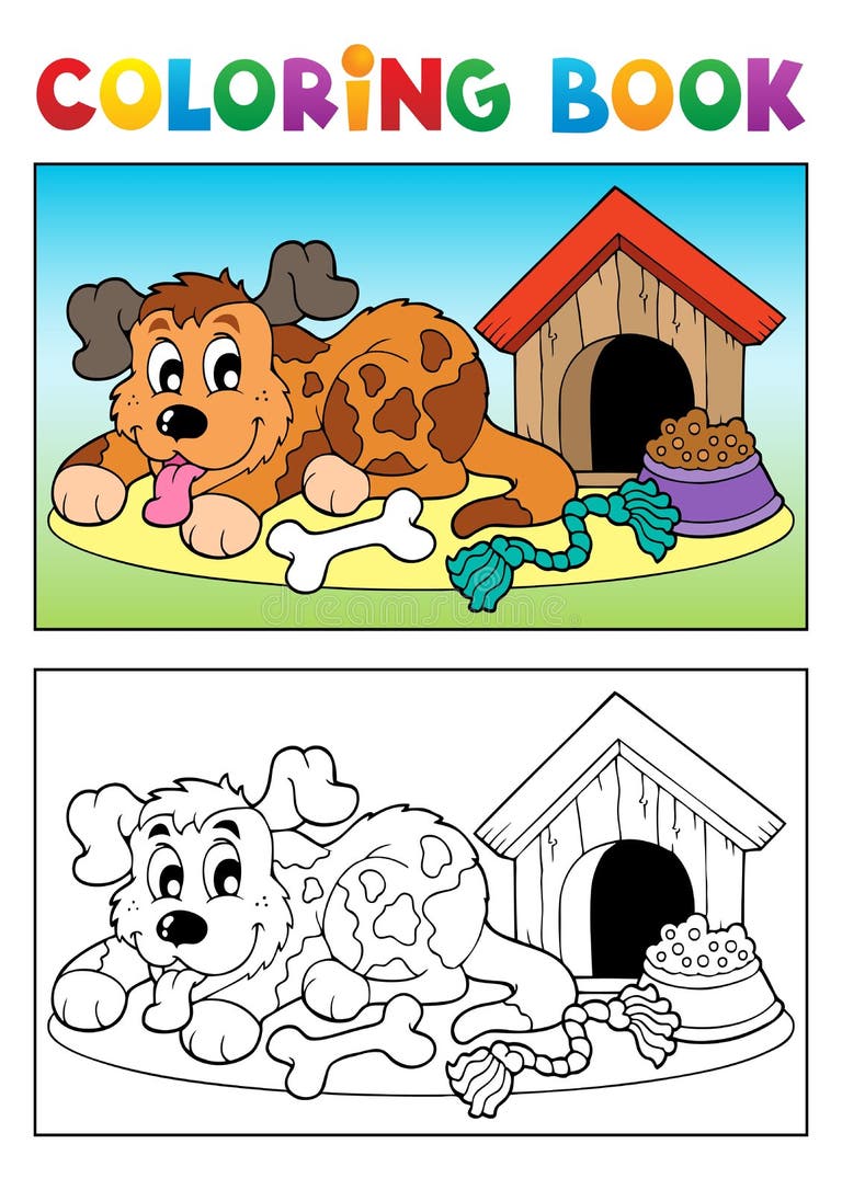 Coloring Book Dog Stock Illustrations 12,158 Coloring Book Dog Stock