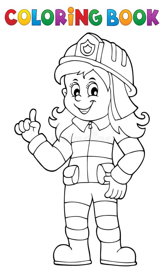 Female Firefighter Coloring Pages
