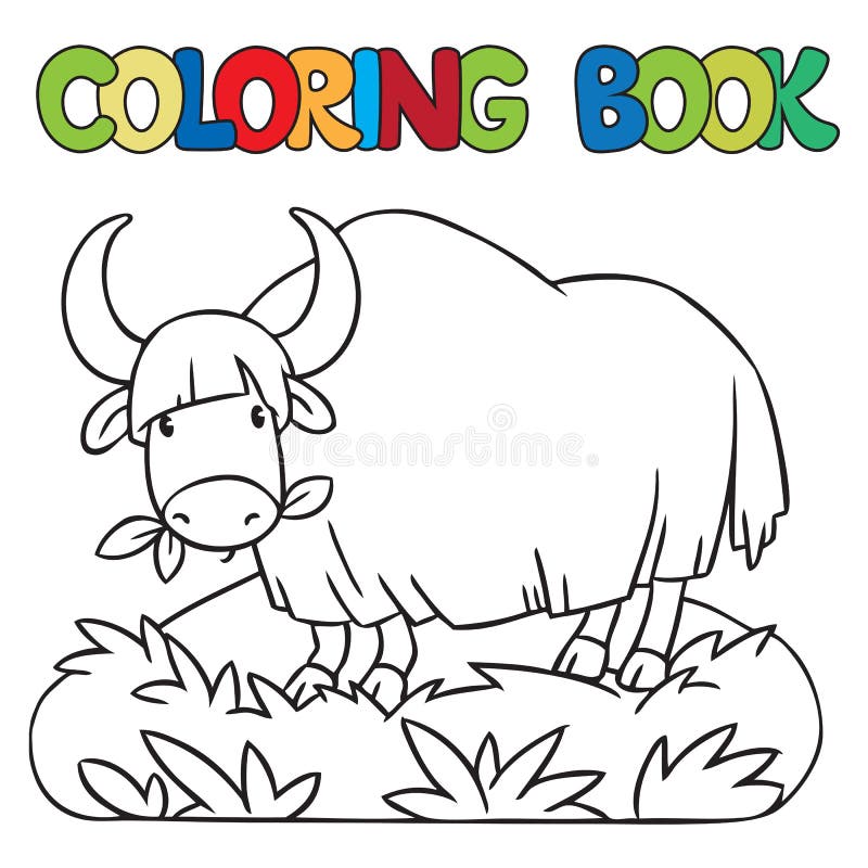 Rooster Coloring Page Cartoon Illustration Stock Illustration
