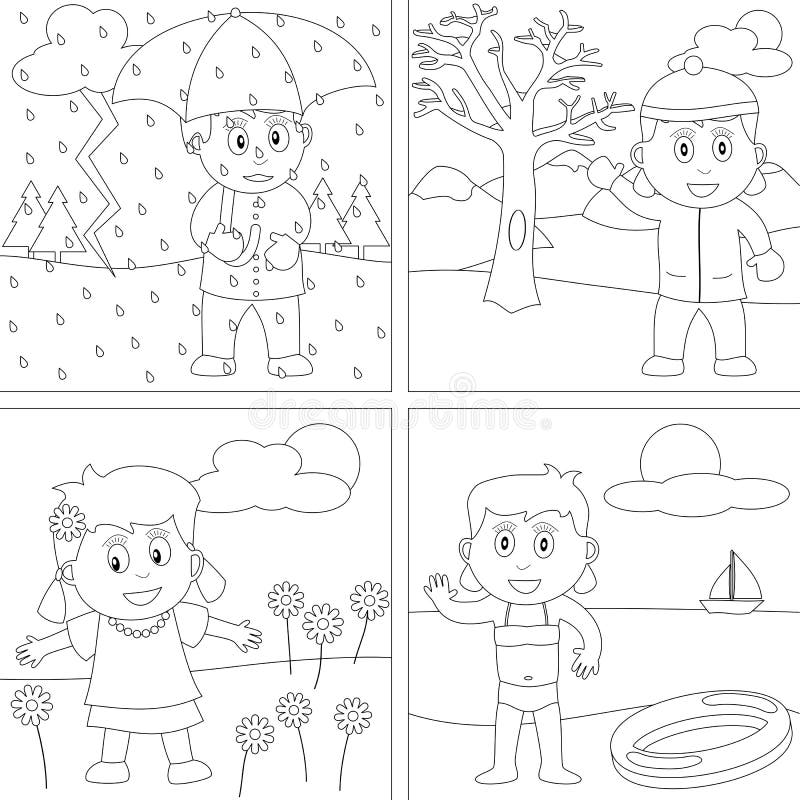 Coloring Summer Stock Illustrations – 62,078 Coloring Summer Stock