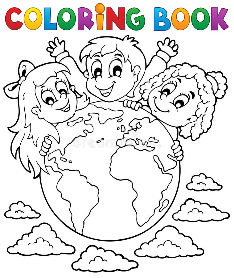 Coloring book kids theme 2