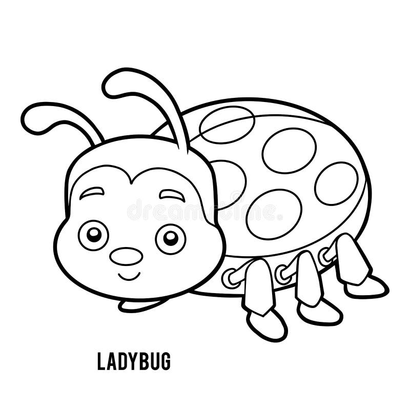 Download Coloring Book Ladybug Stock Vector Illustration Of Beetle 143887100