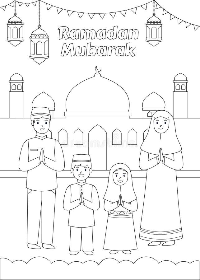 660 Collections Coloring Pages Muslim  Best Free