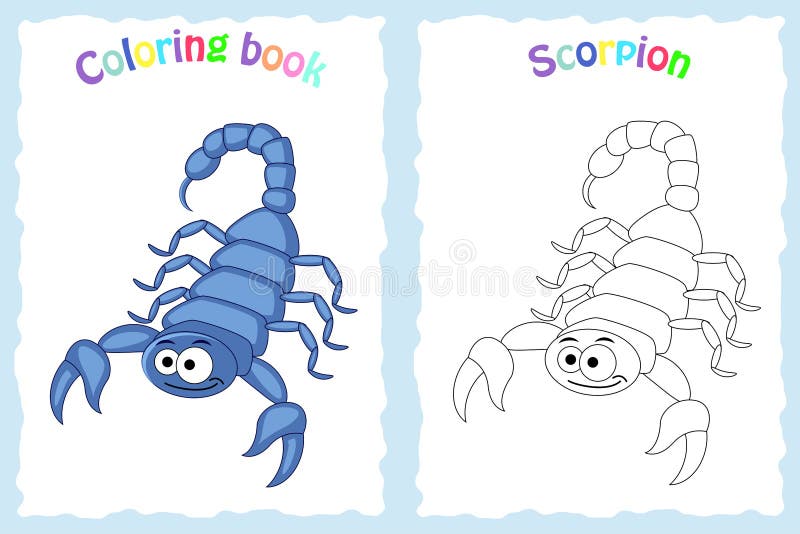 free printable scorpion coloring pages