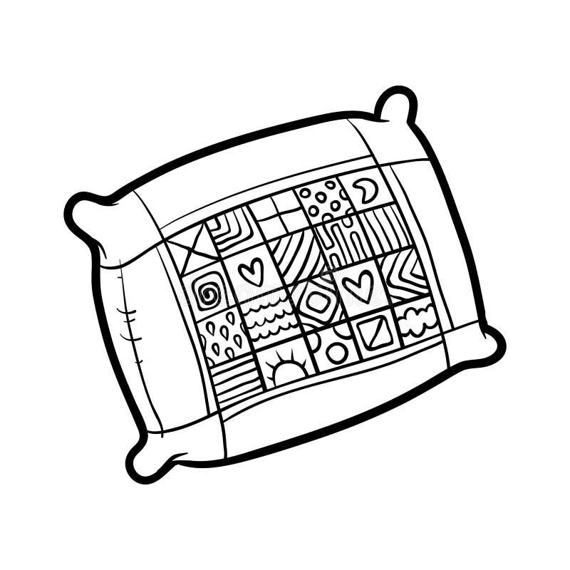 Sheet Pillows Coloring Pages